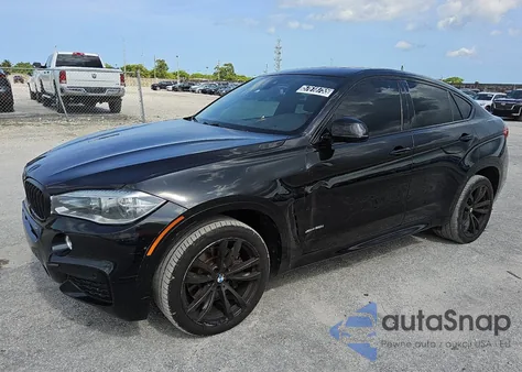 2016 BMW X6 xDrive50I z USA, uszkodzony, nr VIN 5UXKU6C57G0R34222